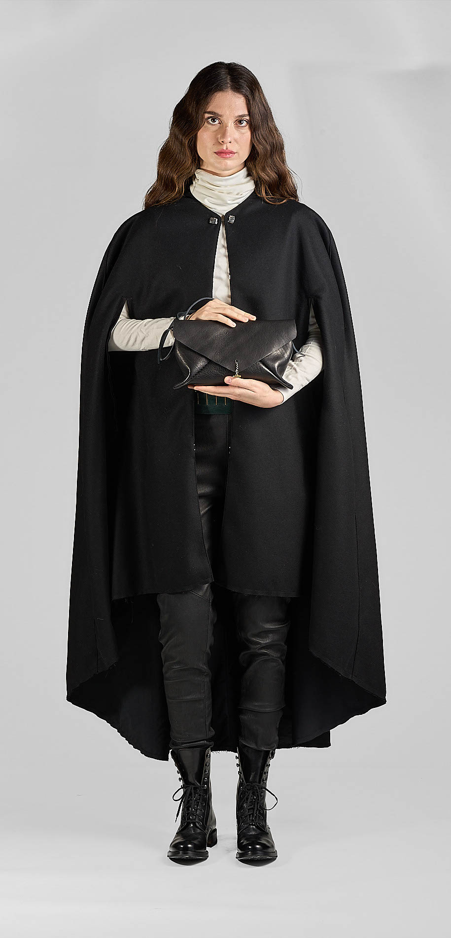 daniele basta leather and silver bags - WEARING